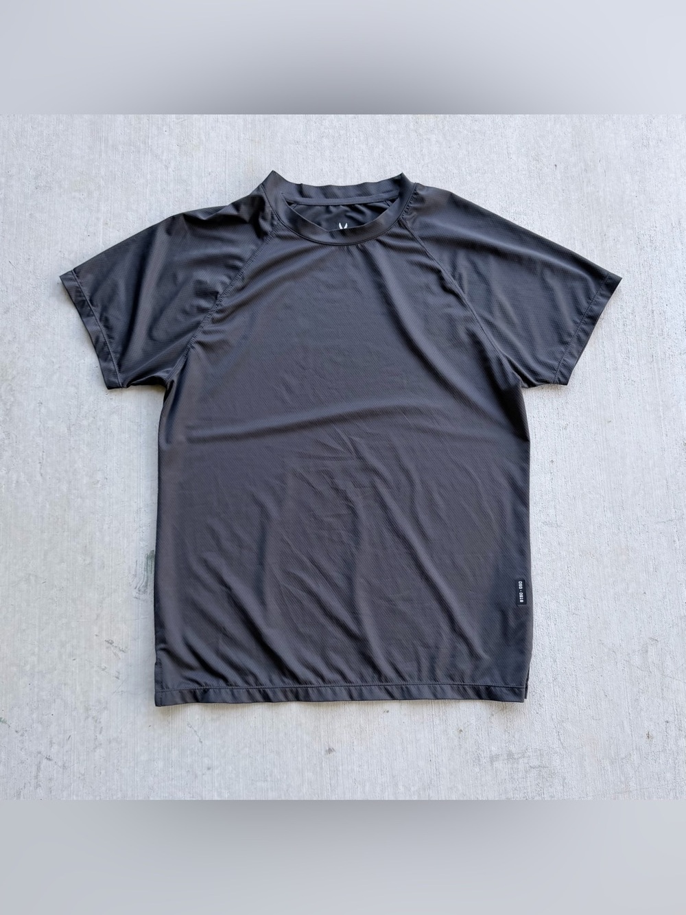 ASRV Men’s DSG-0822 Aerosilver Gray Performance Workout Tee Size Large